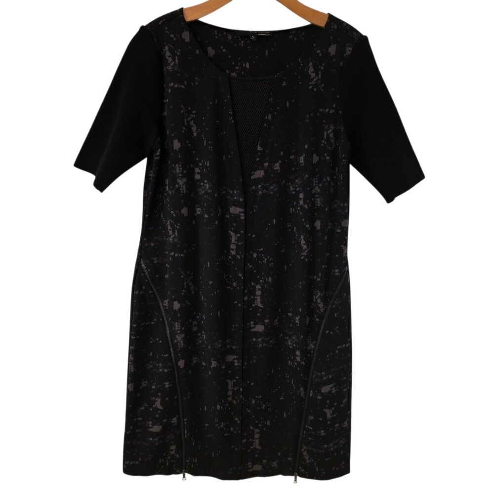 Elie Tahari for Design Nation Womens Dress Half Sleeve‎ Splatter Pattern Sz M